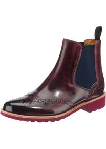 Melvin & Hamilton MELVIN & HAMILTON, Damen Chelsea Boots 'Selina 6', Dunkelblau / Weinrot