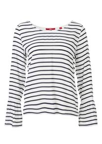 s.Oliver RED LABEL, Damen Shirt, Schwarz / Weißmeliert