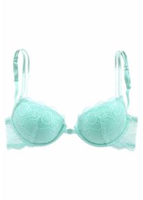 Lascana, Damen 'LS pretty blue sporty' BH, Türkis