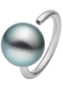 Christ, Damen Ring, Anthrazit / Silber