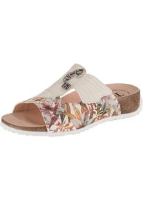 Think!, Damen Pantoletten 'Mizzi', Mischfarben / Wollweiß