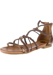 Buffalo, Damen T-Steg-Sandalen, Bronze