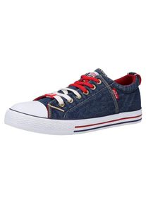 Levi's LEVI'S, M&auml;dchen Sneaker, Blue Denim / Rot / Wei&szlig;