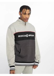 Rocawear, Herren Pullover 'CB HZ', Grau / Anthrazit / Offwhite