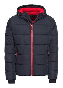 Superdry, Herren Steppjacke 'Sports Puffer', Navy / Rot