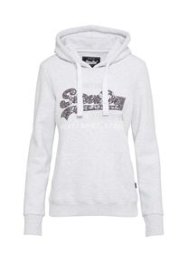 Superdry, Damen Pullover, Silber / Wei&szlig;meliert