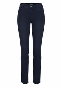 Arizona, Damen Slim-fit-Jeans 'mit Thermo Effekt', Dunkelblau