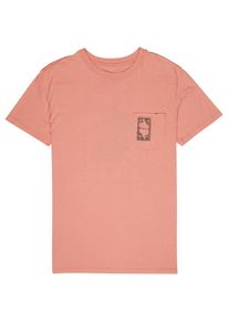 RVCA, Herren T-Shirt 'Thumbs Up', Pastellrot