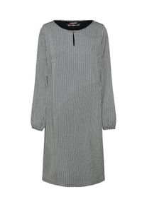Street One, Damen Kleid, Schwarz / Offwhite