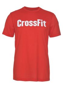 Reebok, Herren T-Shirt, Rot / Weiß