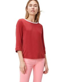 Marc O'Polo Marc O'Polo, Damen Blusen-Shirt, Karminrot