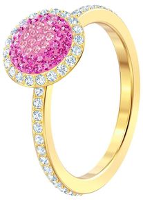 Swarovski, Damen Ring 'No Regrets 5474419', Goldgelb / Lila / Silber