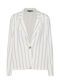 Véro Moda VERO MODA, Damen Blazer 'VMANNA MILO LS BLAZER STRIPE', Nachtblau / Weiß