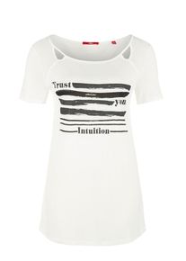 s.Oliver RED LABEL, Damen Shirt, Schwarz / Weiß