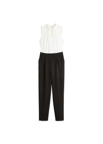 Mango, Damen Overall 'Blanca', Schwarz / Wei&szlig;