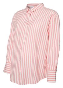 MAMALICIOUS, Damen Umstandshemd, Melone / Wei&szlig;