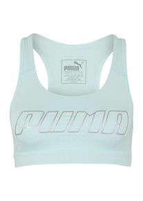 Puma, Damen Sport-BH '4Keeps M', Aqua / Silber