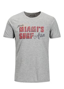 Jack & Jones JACK & JONES, Herren Lässiges T-Shirt, Grau