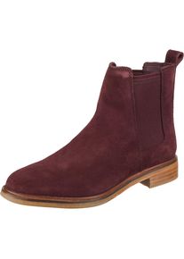 Clarks, Damen Chelsea Boots 'Clarkdale Arlo', Rot