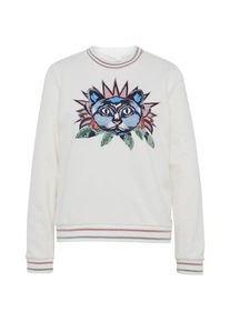 Tom Tailor Denim, Damen Sweatshirt, Hellblau / Rosa / Weiß