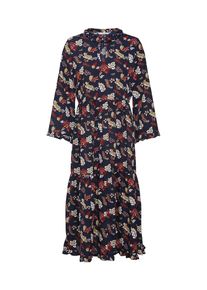 Only, Damen Kleid 'JENIFFER', Nachtblau / Rostrot