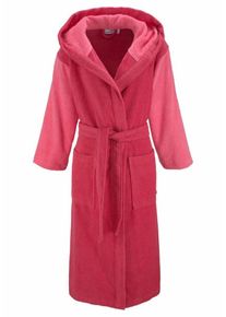 Kangaroos, Damen Bademantel 'Anthony', Pink / Rot