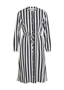 Vila, Damen Kleid, Nachtblau / Weiß