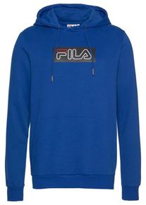 Fila, Herren Sweatshirt 'FOCUS', Blau / Feuerrot / Schwarz / Weiß