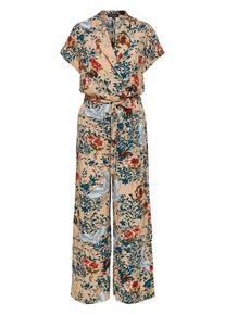 Selected Femme, Damen Jumpsuit, Hellbraun / Mischfarben