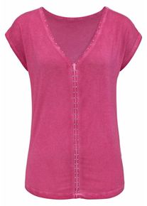 Lascana, Damen Shirt, Fuchsia