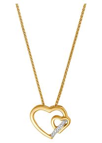 Christ, Damen Kette, Gold / Silber / Wei&szlig;