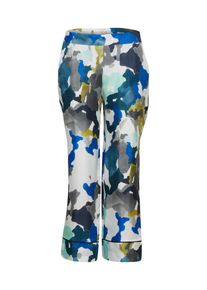 RENÉ LEZARD, Damen Hose, Blau / Oliv / Weiß