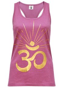 YOGISTAR.COM, Damen Yoga-Top "om Sunray", Pink