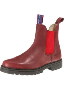 Blue Heeler, Damen Chelsea Boots 'Meryl', Blaumeliert / Basaltgrau / Rot / Neonrot / Pastellrot / Weiß