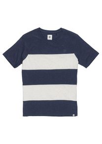 Element, Herren T-Shirt 'Braddy', Nachtblau / Weiß