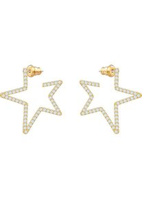 Swarovski, Damen Ohrstecker 'Only 5457015', Gold / Wei&szlig;