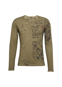 Key Largo, Herren Langarmshirt 'MLS SPEED button', Gr&uuml;n