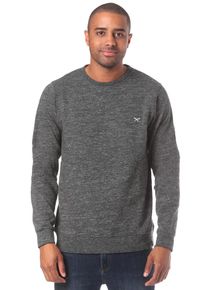 Iriedaily, Herren Sweatshirt 'Chamisso 2 Flag Crew', Basaltgrau