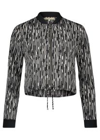Noppies, Damen Umstandsjacke 'Aimee', Dunkelgrau / Weiß