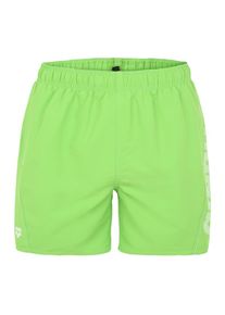 arena, Herren Badeshorts 'Funtal', Neongr&uuml;n / Wei&szlig;