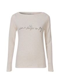 EDC by Esprit, Damen Langarmshirt, Weiß