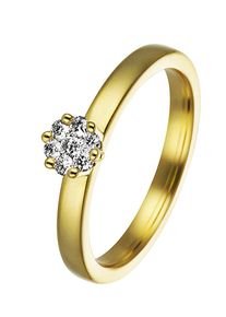 Christ, Damen Ring 'Diamonds', Gold