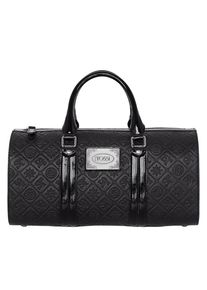 Silvio Tossi, Damen Handtasche, Grau / Schwarz