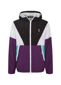 Iriedaily, Herren Jacke 'Get Down', Lila / Schwarz / Weiß