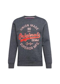 Jack & Jones JACK & JONES, Herren Sweatshirt 'LOGAN', Dunkelblau / Rot / Weiß