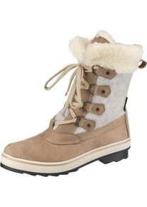JOLANA & FENENA JOLANA & FENENA, Damen Stiefel, Beige / Hellbeige / Hellgrau