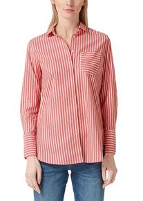 s.Oliver RED LABEL, Damen Bluse, Hellrot / Weiß