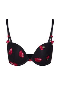 Guess, Damen BH 'PUSH UP', Rot / Schwarz