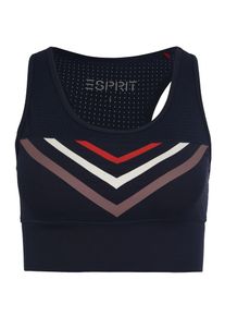 Esprit Sports, Damen Sport-BH, Navy / Rot / Weiß