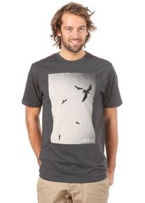 RVCA, Herren 'Va All The Way' T-Shirt, Dunkelgrau